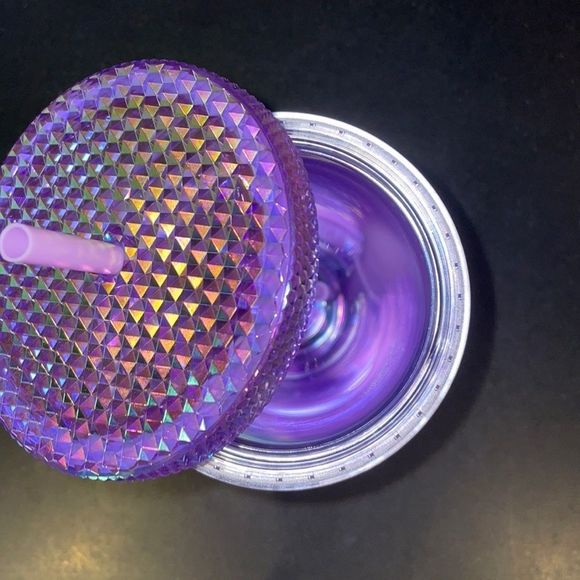 Starbucks Summer 2022 Release Purple Oil Slick Studded Tumbler Cold Cup - Picture 7 of 7